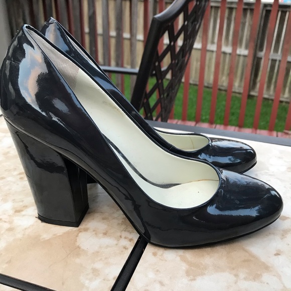 Nine West Shoes - Nine West Chunky Heel Deep Gray